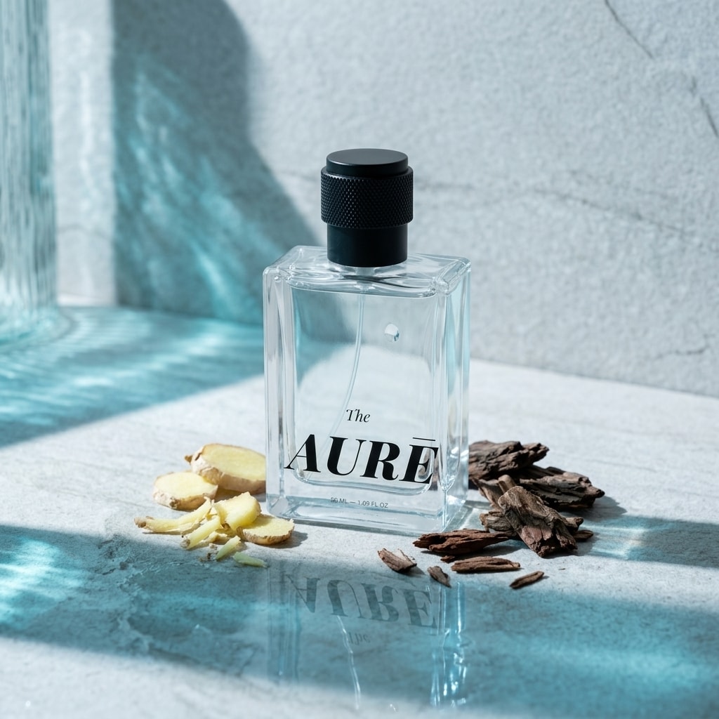 AURĒ Lucid 42% perfume oil concentration extrait de parfum made in Surat, India — view 3