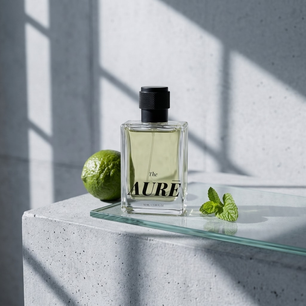 AURĒ Lucid 42% perfume oil concentration extrait de parfum made in Surat, India — view 4